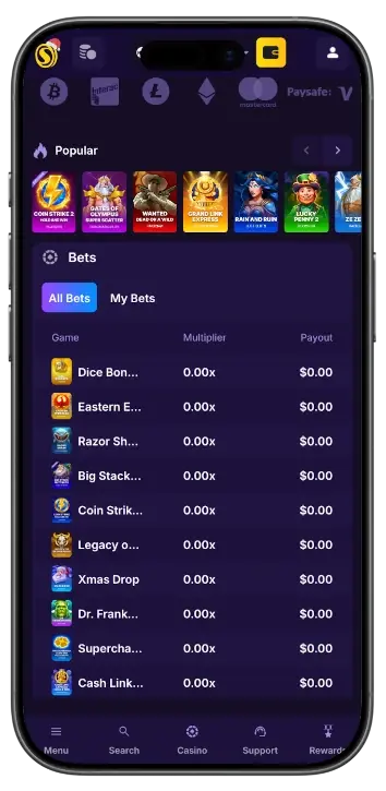 spin bet ios