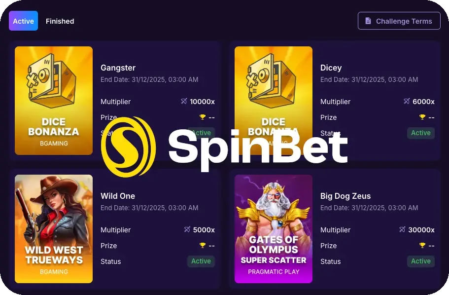 spin bet tournaments